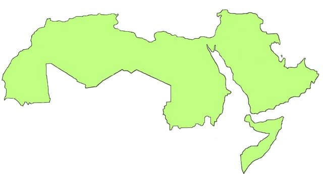 خريطة الوطن العربي